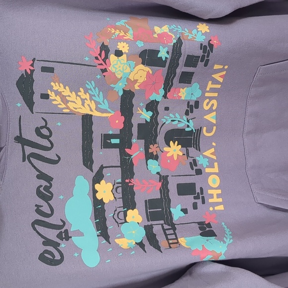 NWT Disney Women's Encanto Light purple Hoodie with Kangaroo Pocket Size Small - Picture 2 of 10